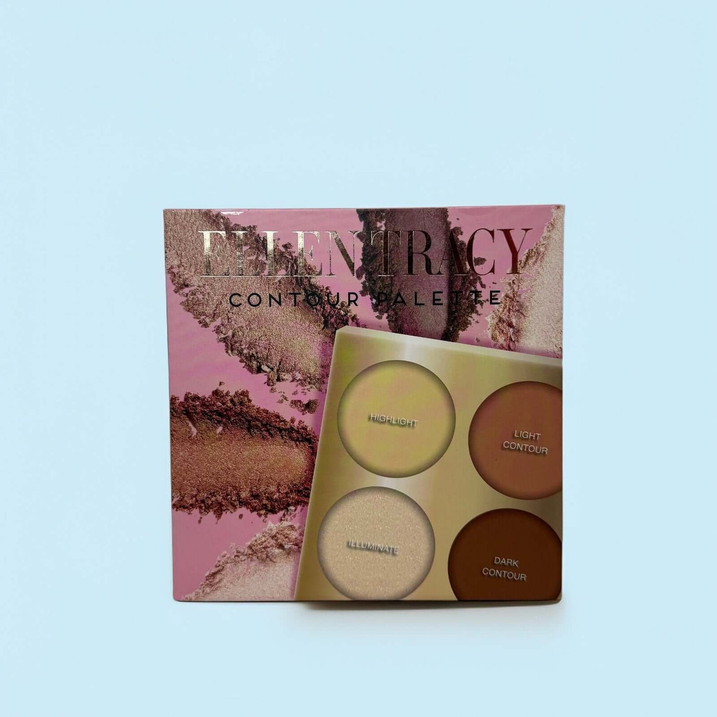 Ellen Tracy Face Palette Duo Contour + Shimmer Glow Highlighter & Blush Set - Queen City Skincare