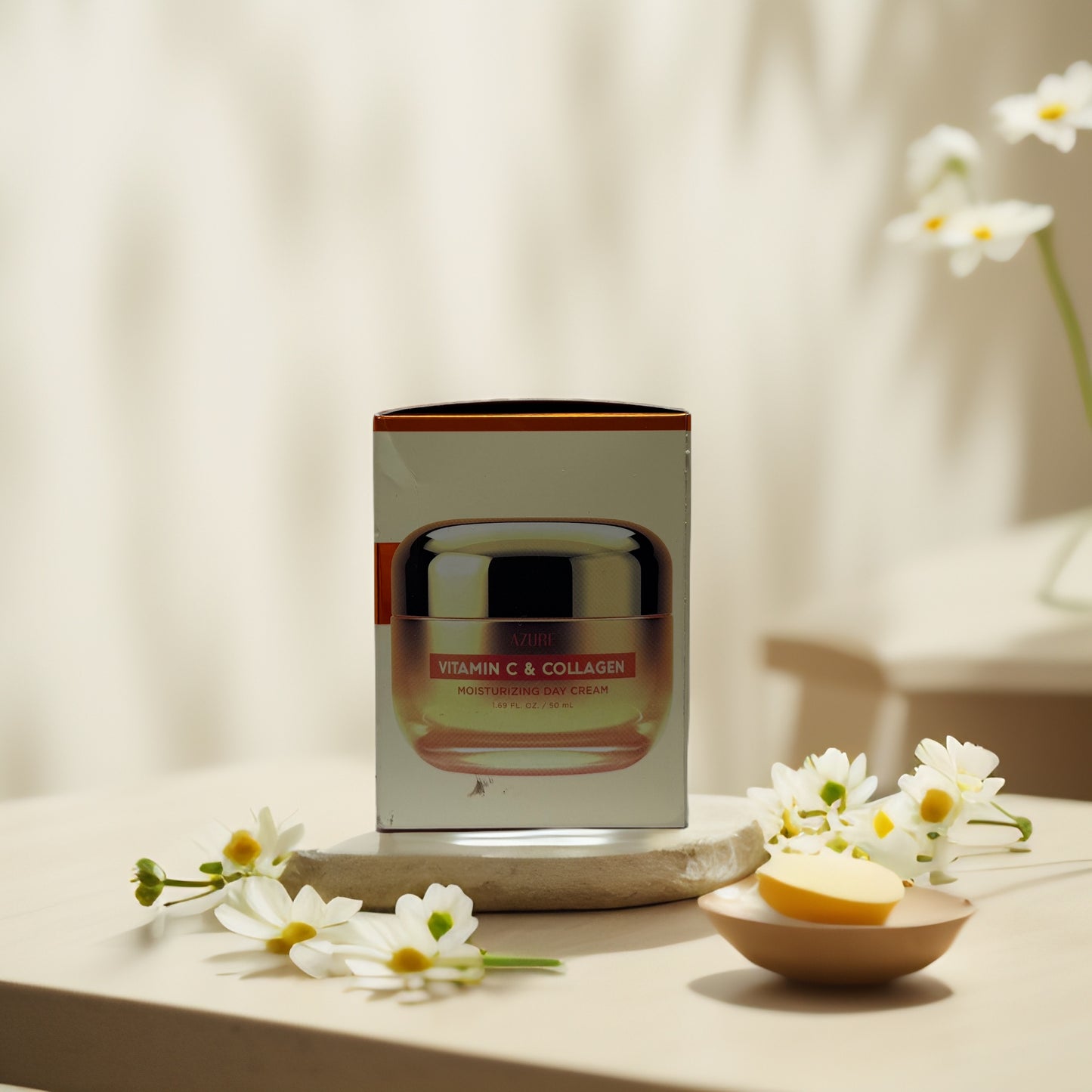 Brightening & Hydrating Daily Care | Vitamin C Day Cream by Azure - 1.7 fl oz