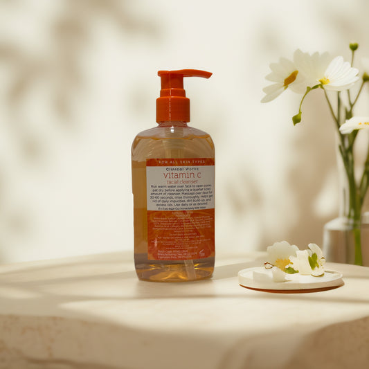 Brightening | Moisturizing Vit C Facial Cleanser by Clinical Works - 8.5 fl oz