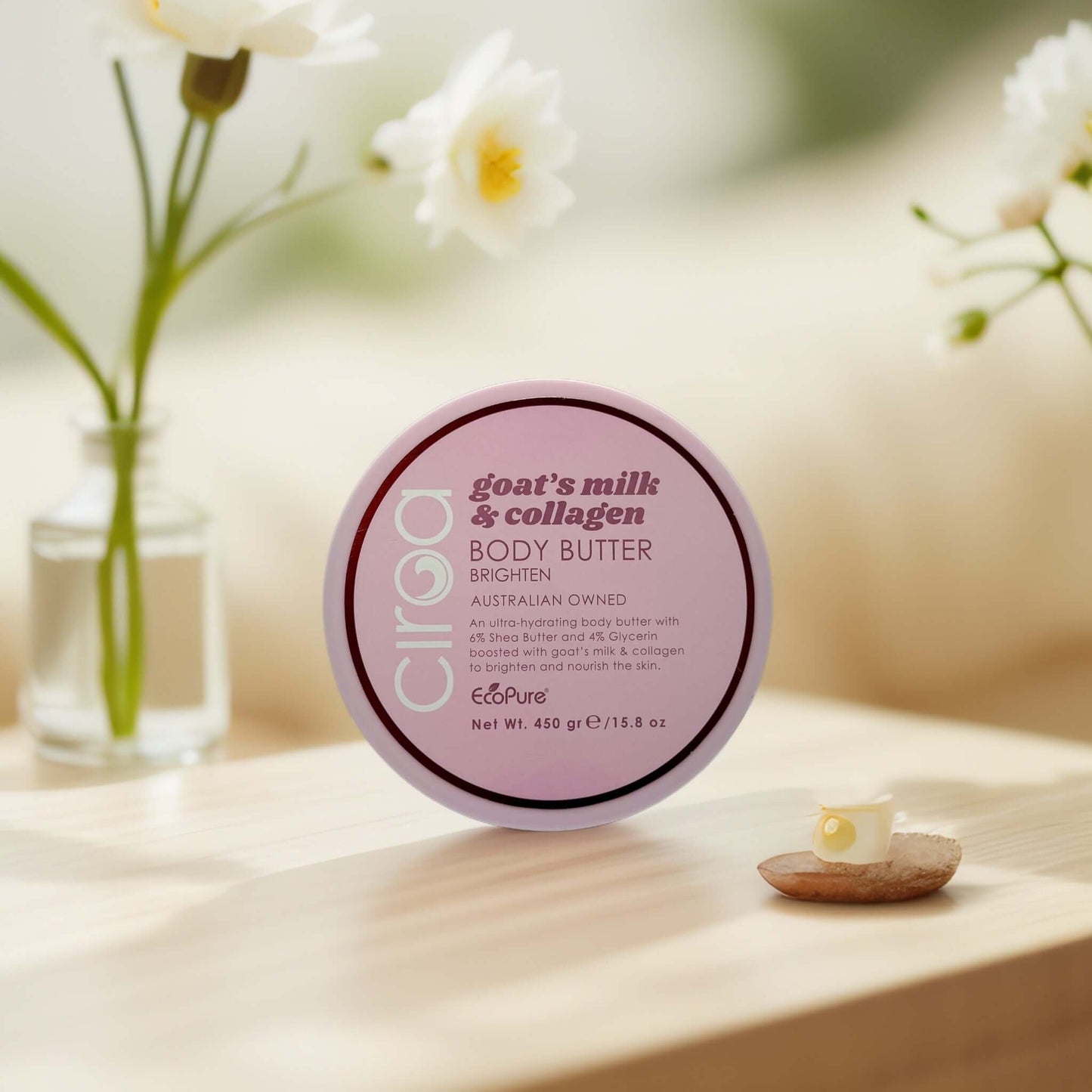 Brighten & Soften | Goat’s Milk Body Butter by Circa Beauty – 15.8 fl oz