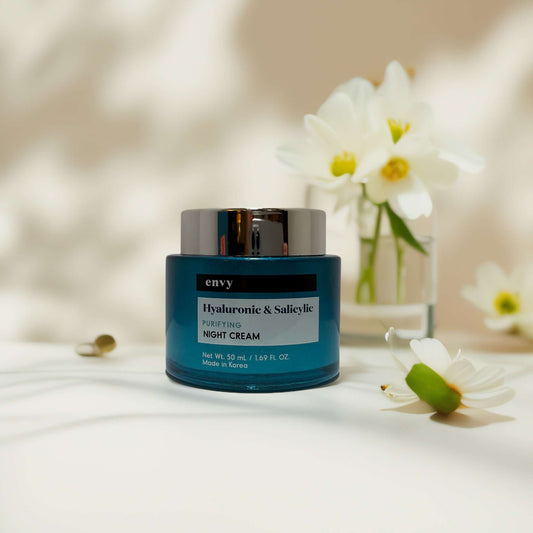 Clear & Hydrate Overnight | Purifying Night Cream by Envy – 1.7 fl oz