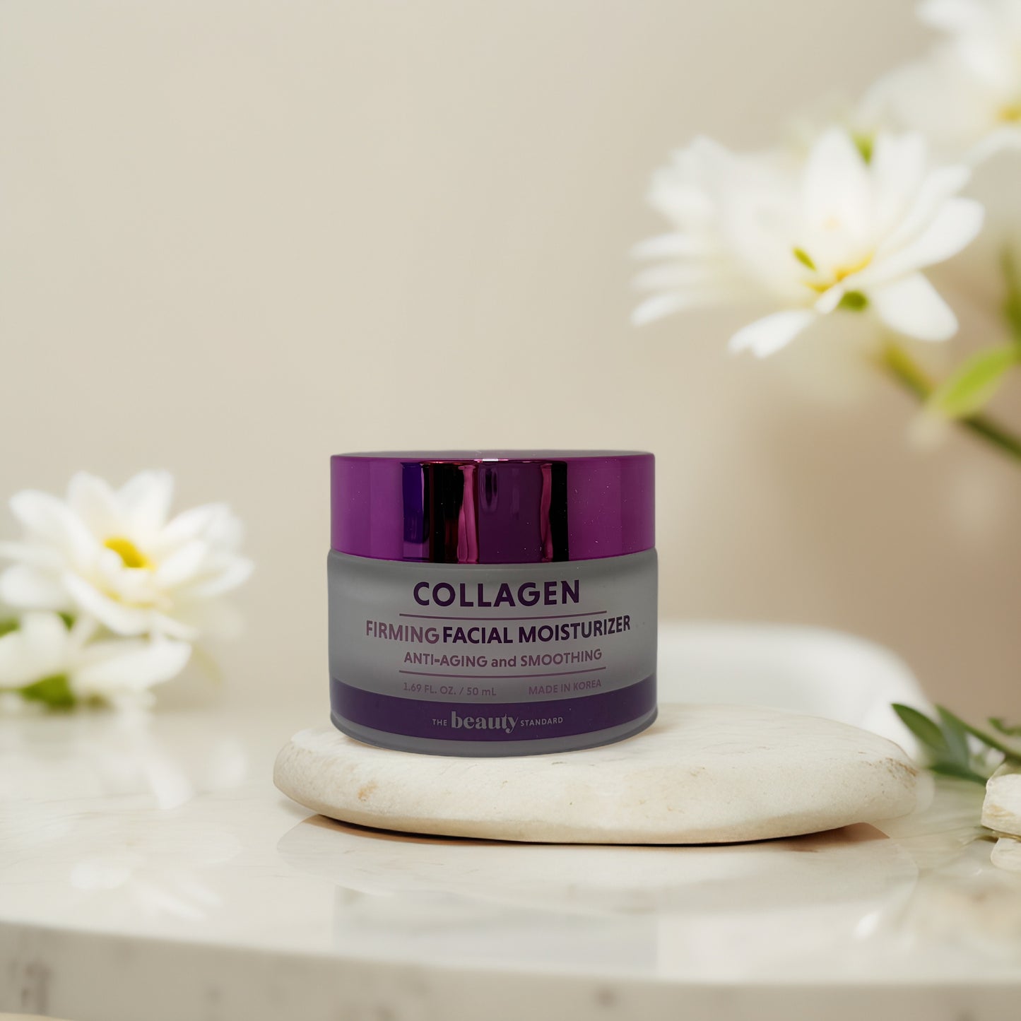 Skin-Smoothing | Collagen Facial Moisturizer, by The Beauty Standard - 1.7 fl oz