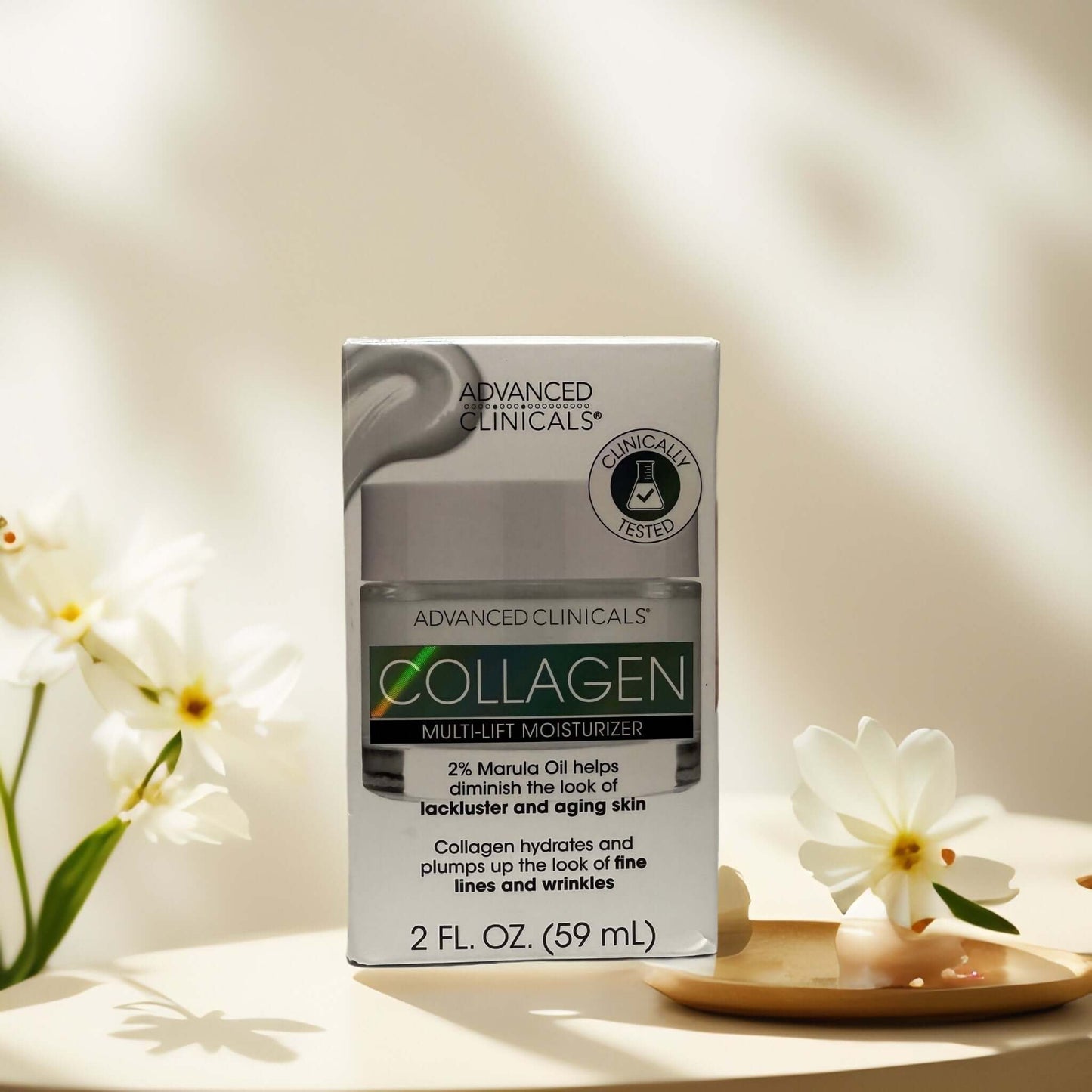 Collagen Multi-Lift Moisturizer by Advanced Clinicals 2oz box