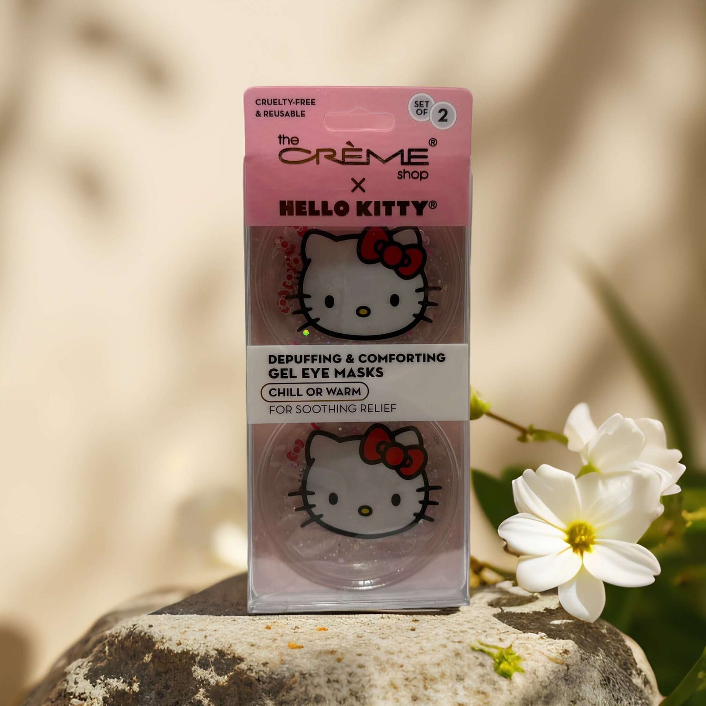Cool & Cute | Depuffing Gel Eye Masks by The Crème Shop x Hello Kitty – 2 Masks
