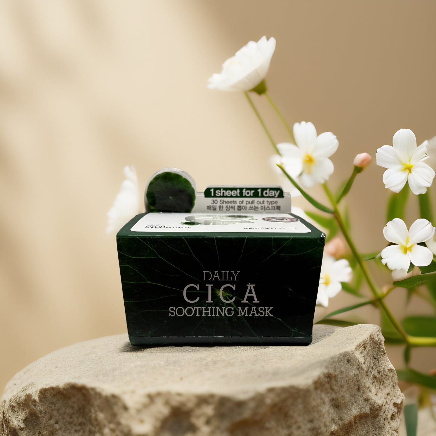 Daily Calming Care | CICA Soothing Facial Mask Set by Tenzero – 12.3 fl oz