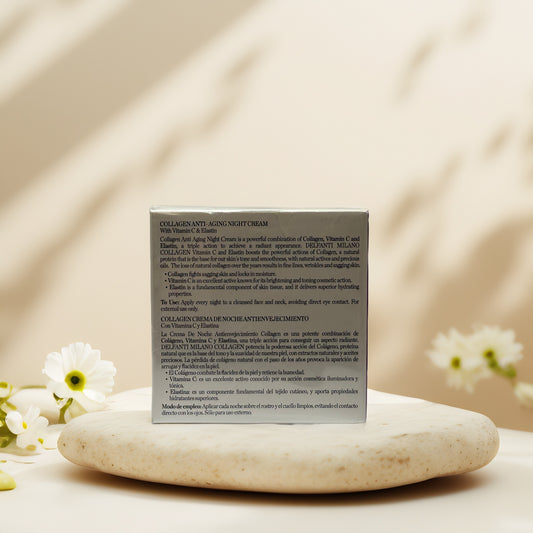 Firm & Rejuvenate | Collagen Night Cream by Delfanti Milano - 1.7 fl oz