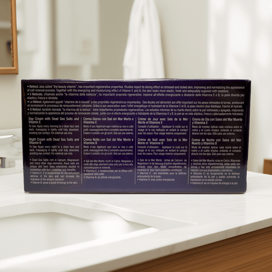 Delfanti Milano Retinol Pre-Advance Duo product description on packaging.