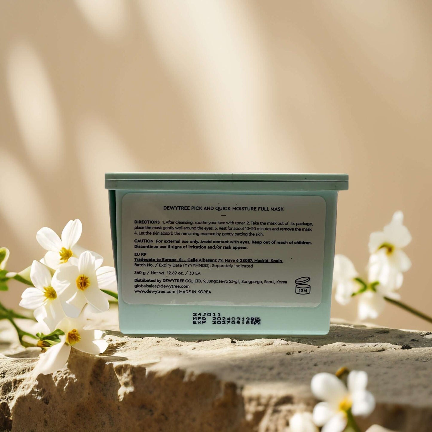 Daily Moisture Boost | Pick and Quick Sheet Mask by Dewytree – 30ct