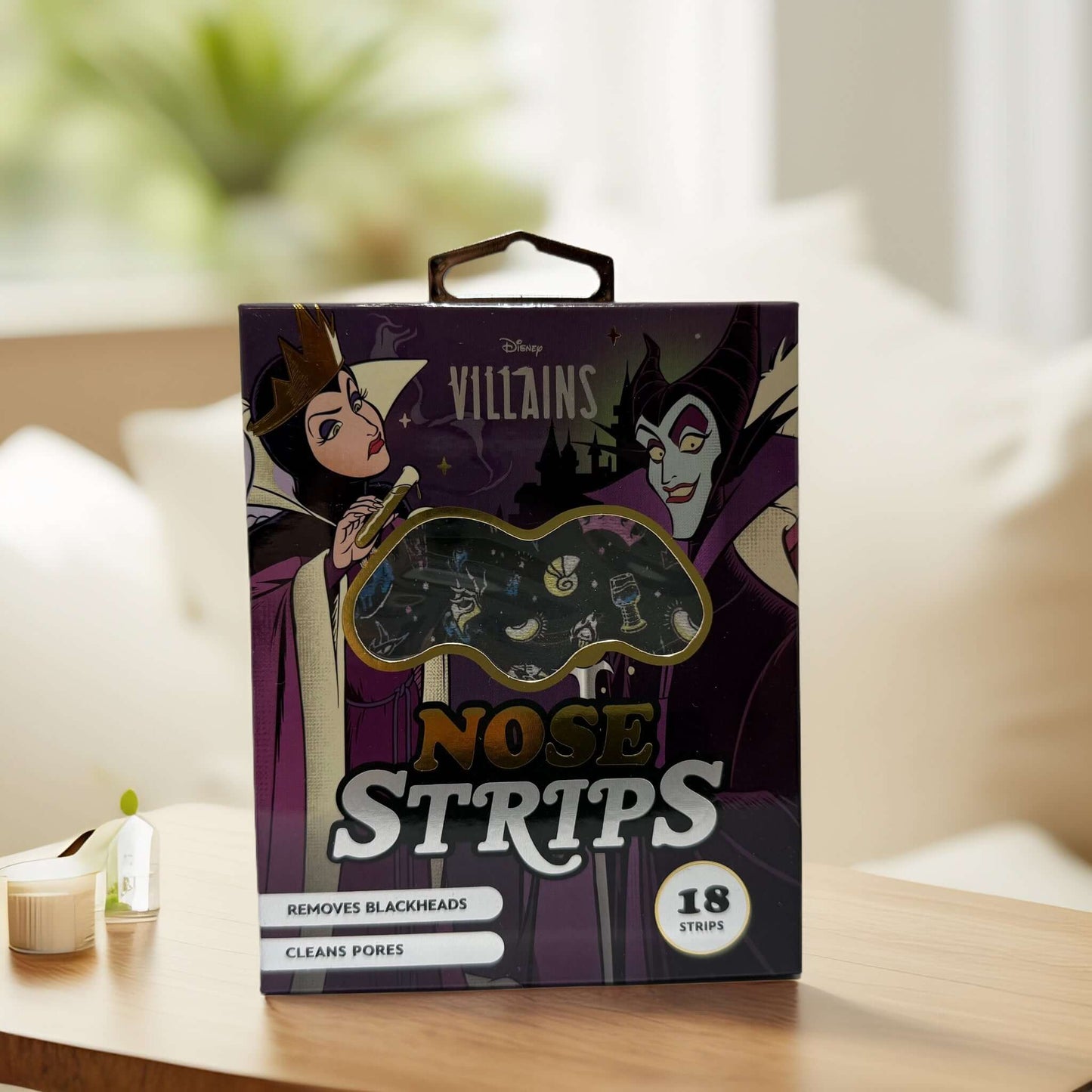 Blackhead-Removing Pore Cleaners | Disney Villains Nose Strips - 18 Count