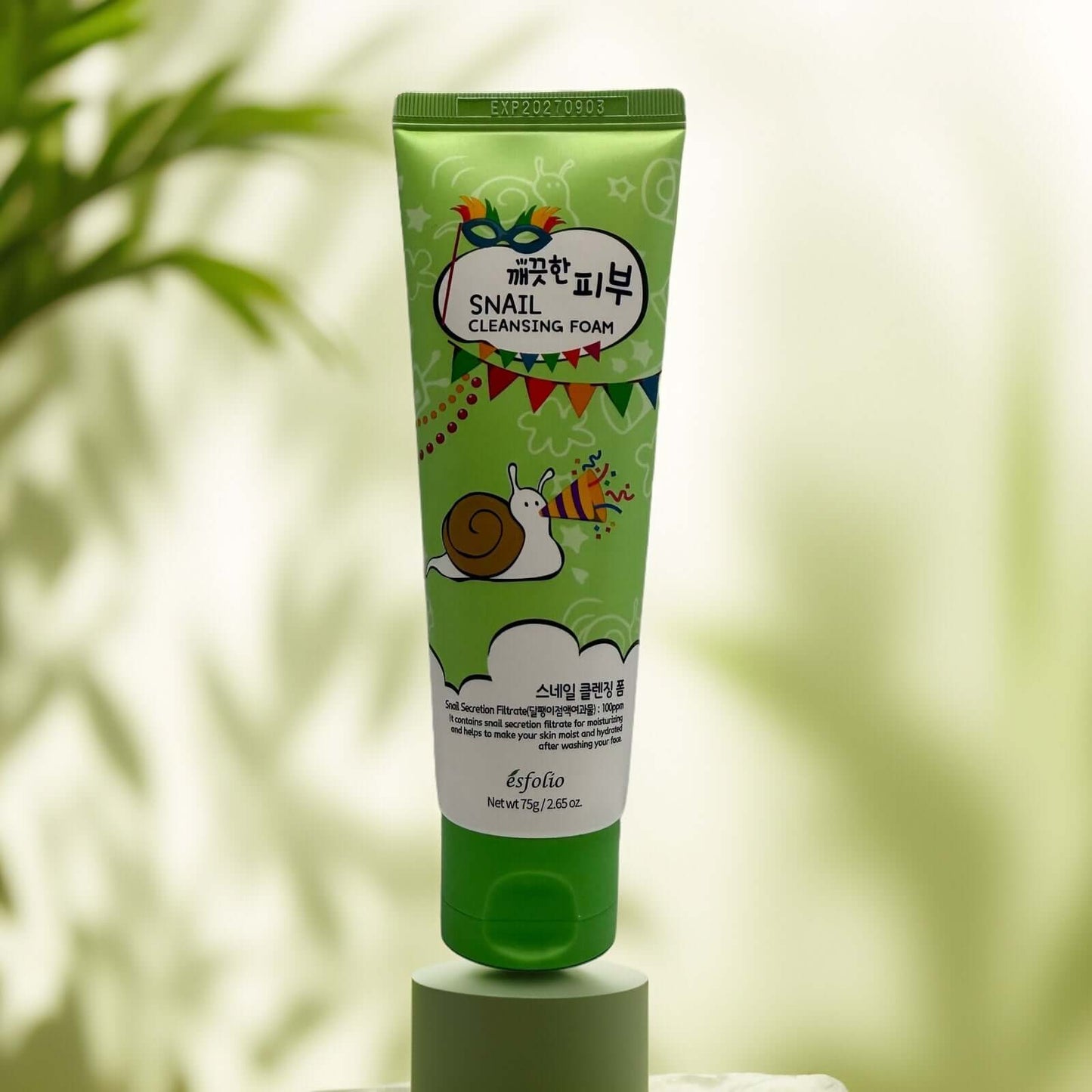 Snail Cleansing Foam by Esfolio - Hydrate and Refresh Skin