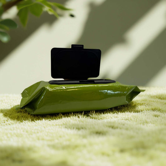 Avocado Makeup Remover Wipes pack on a textured surface