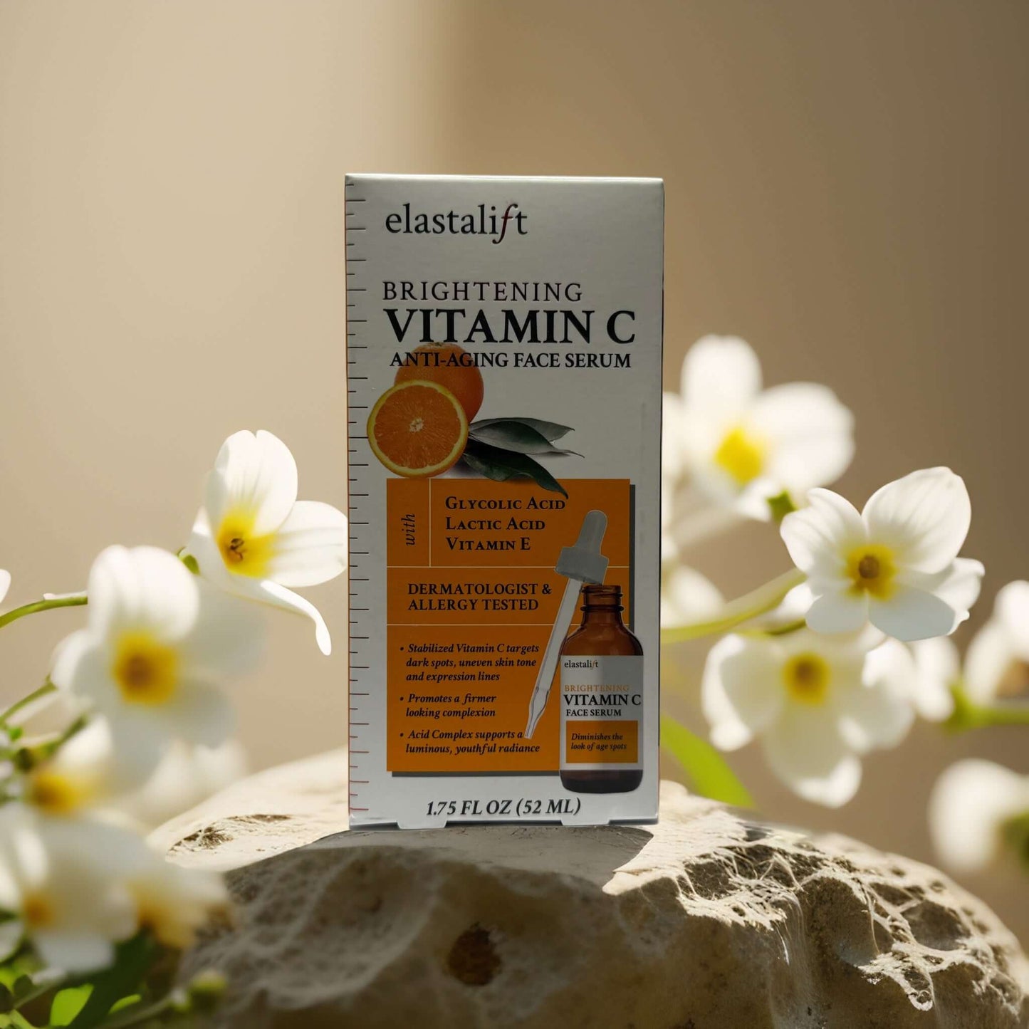 Brightening & Firming | Vitamin C Anti-Aging Face Serum by Elastalift – 1.8 fl oz