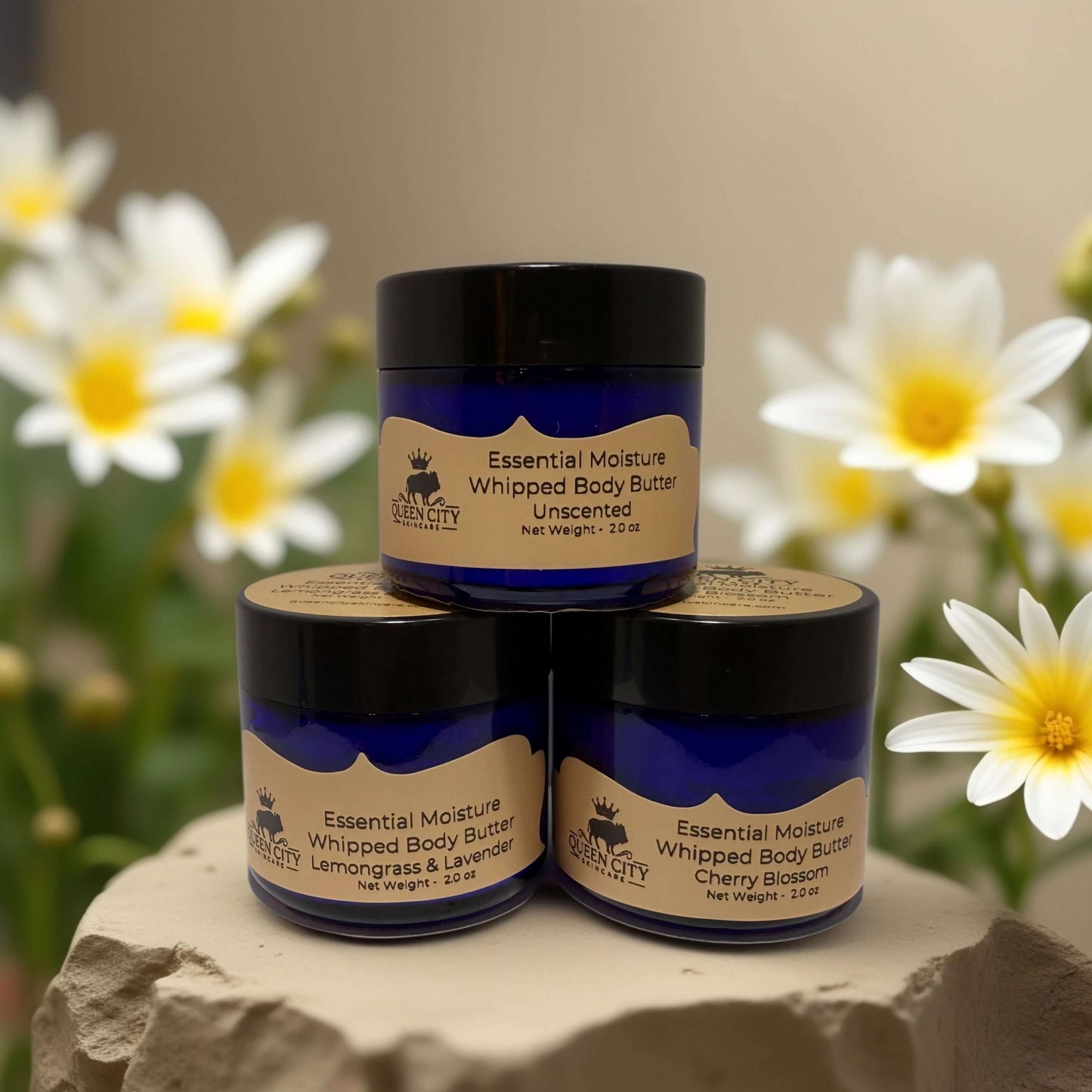 Hydrating Whipped Body Butter, Unscented, by QCS Essential Moisture - 2 fl oz