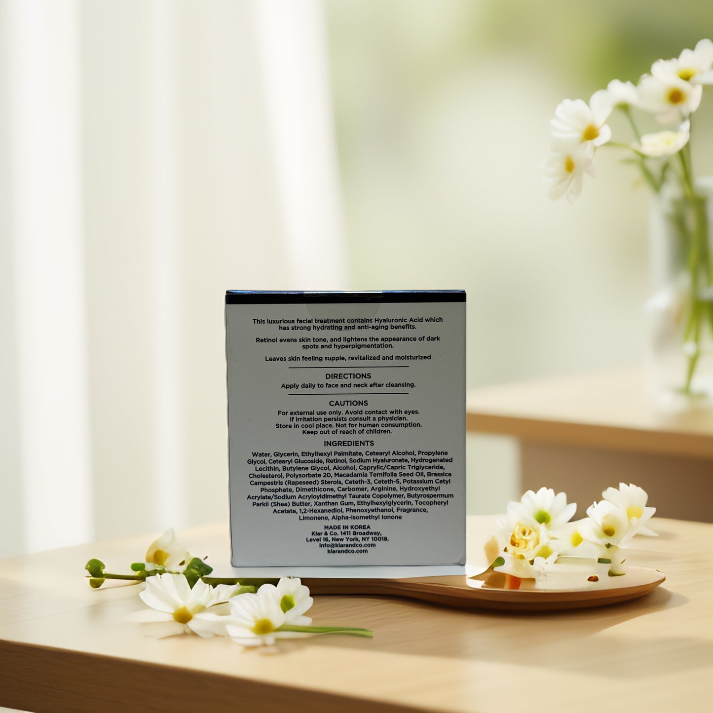 Hydrate & Reduce-Wrinkles | Hyaluronic & Retinol Day Cream by Azure - 1.7 fl oz