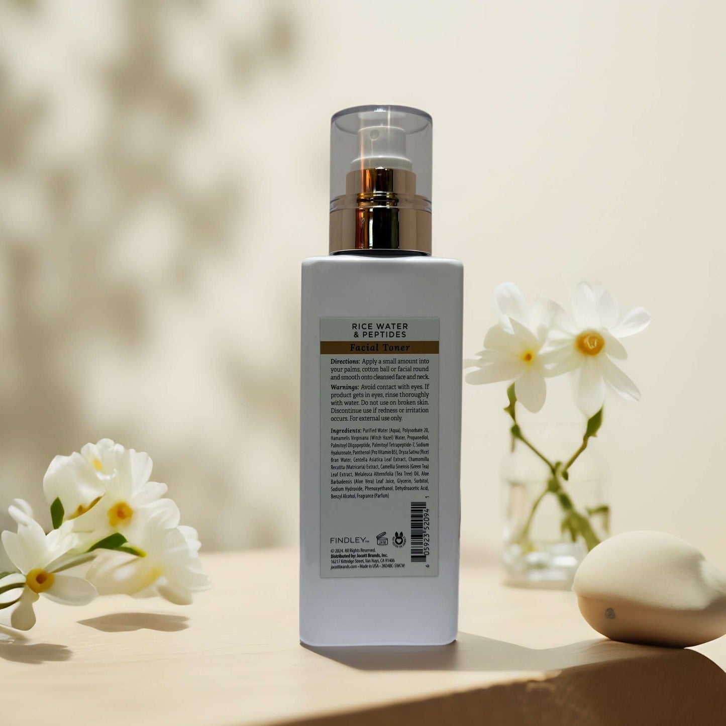 Hydrate & Brighten | Rice Water & Peptides Facial Toner by Findley – 8 fl oz