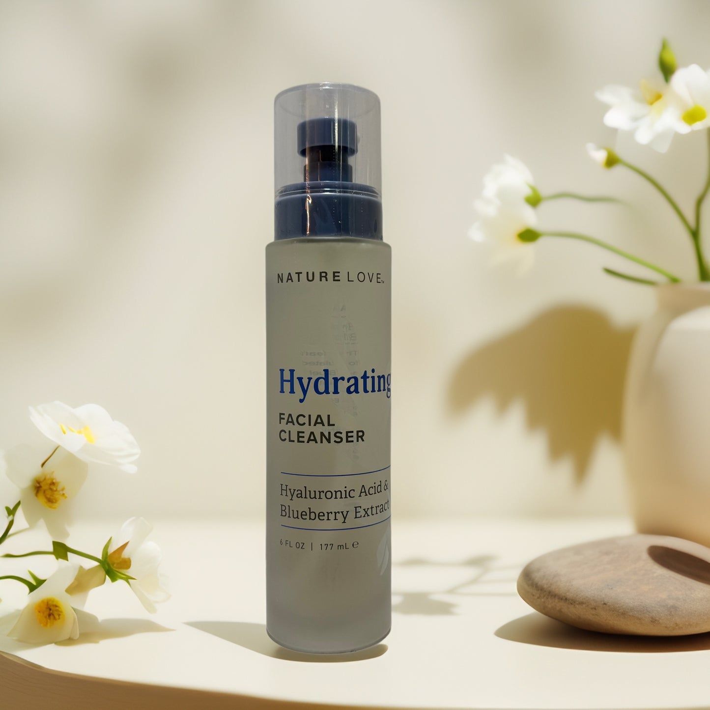 Hydrate & Refresh | Hydrating Facial Cleanser, by Nature Love- 6.0 fl oz