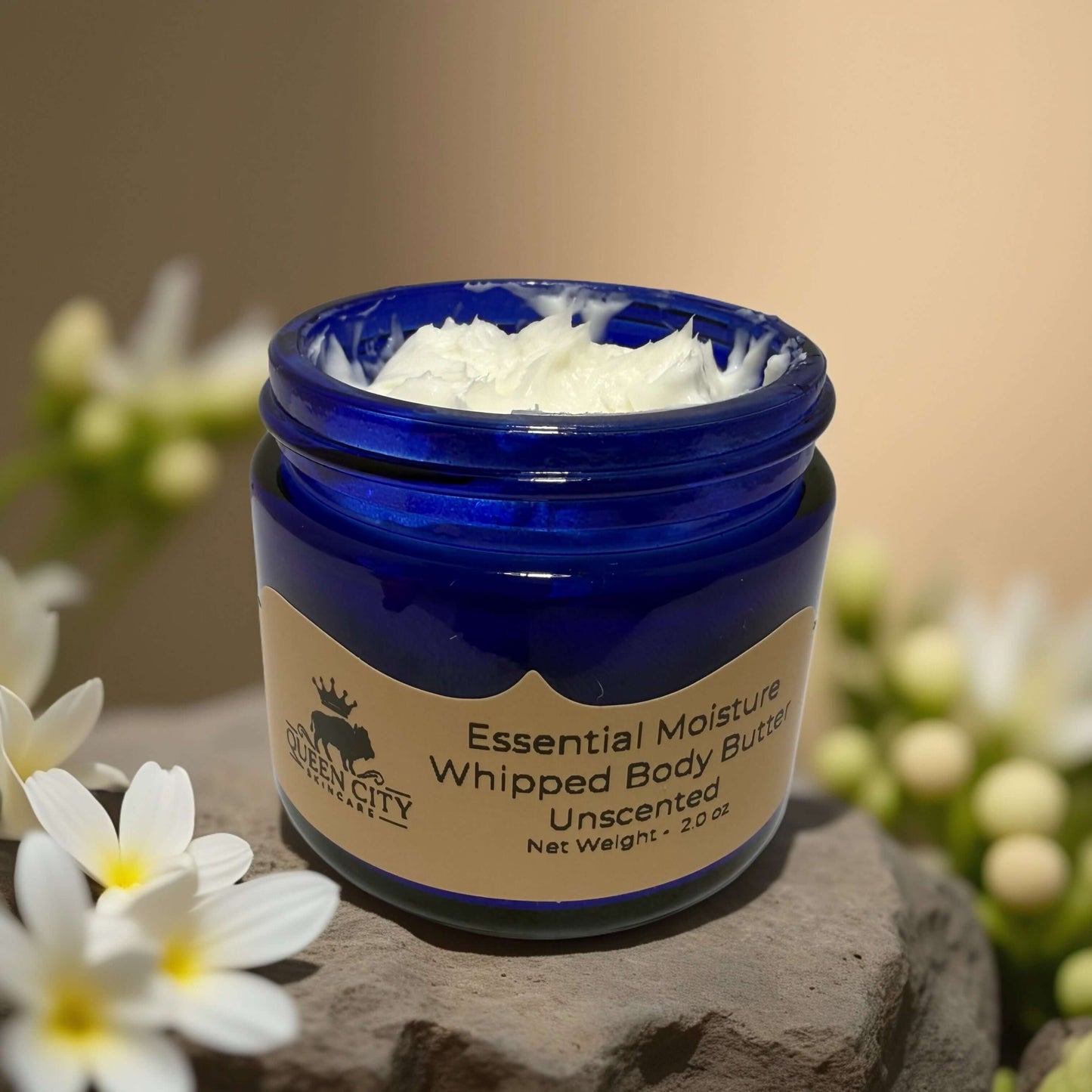 Hydrating Whipped Body Butter, Unscented, by QCS Essential Moisture - 2 fl oz