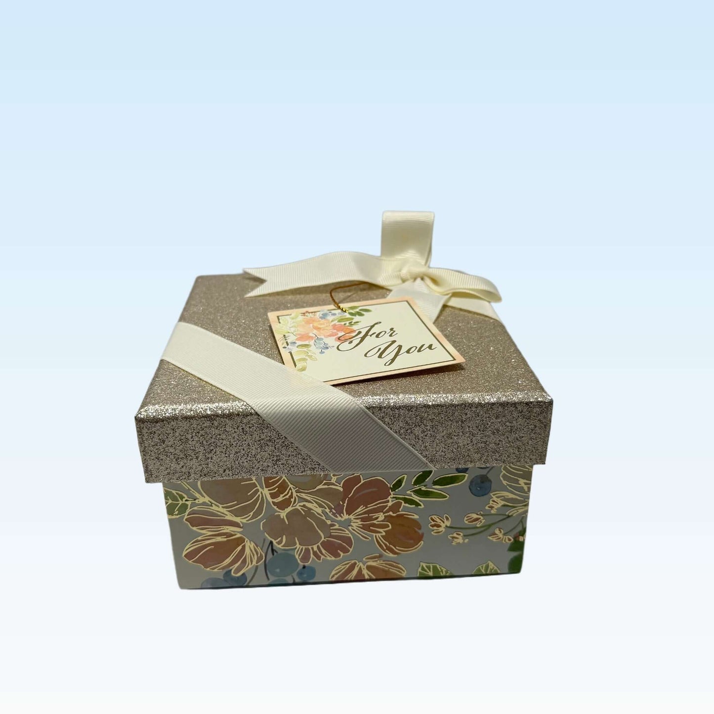 Keepsake Boxes with Bow for Gift Sets and Curated Skincare