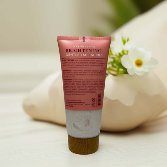 Brighten & Smooth | Gentle Face Scrub by Nature Love – 6.0 oz