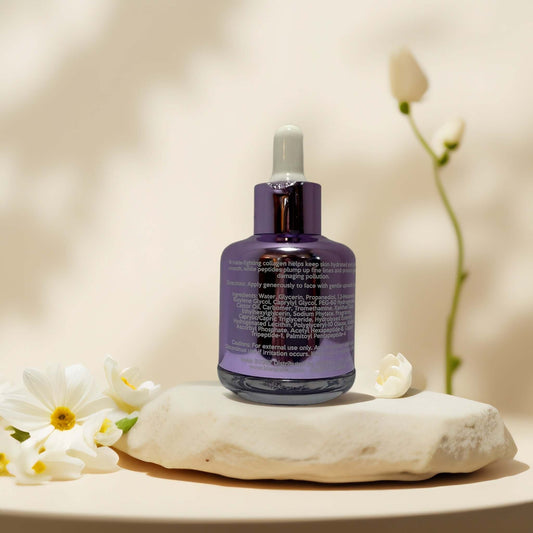 Nourish & Firm | Collagen & Peptides Facial Serum, by Bella Beauty - 1.7 fl oz