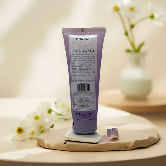 Pore-Clearing Treatment | Salicylic Acid Face Scrub by Pink Sky - 8.0 fl oz