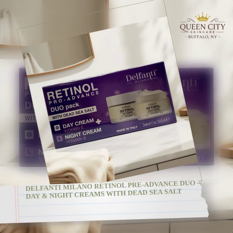 Delfanti Milano Retinol Pre-Advance Duo pack for day and night