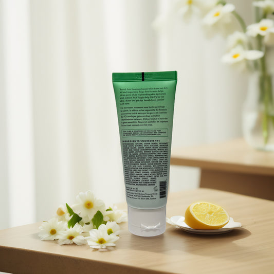 Purify & Cleanse | Whipped Greens Foaming Facial Cleanser by Farmacy - 1.7 fl oz