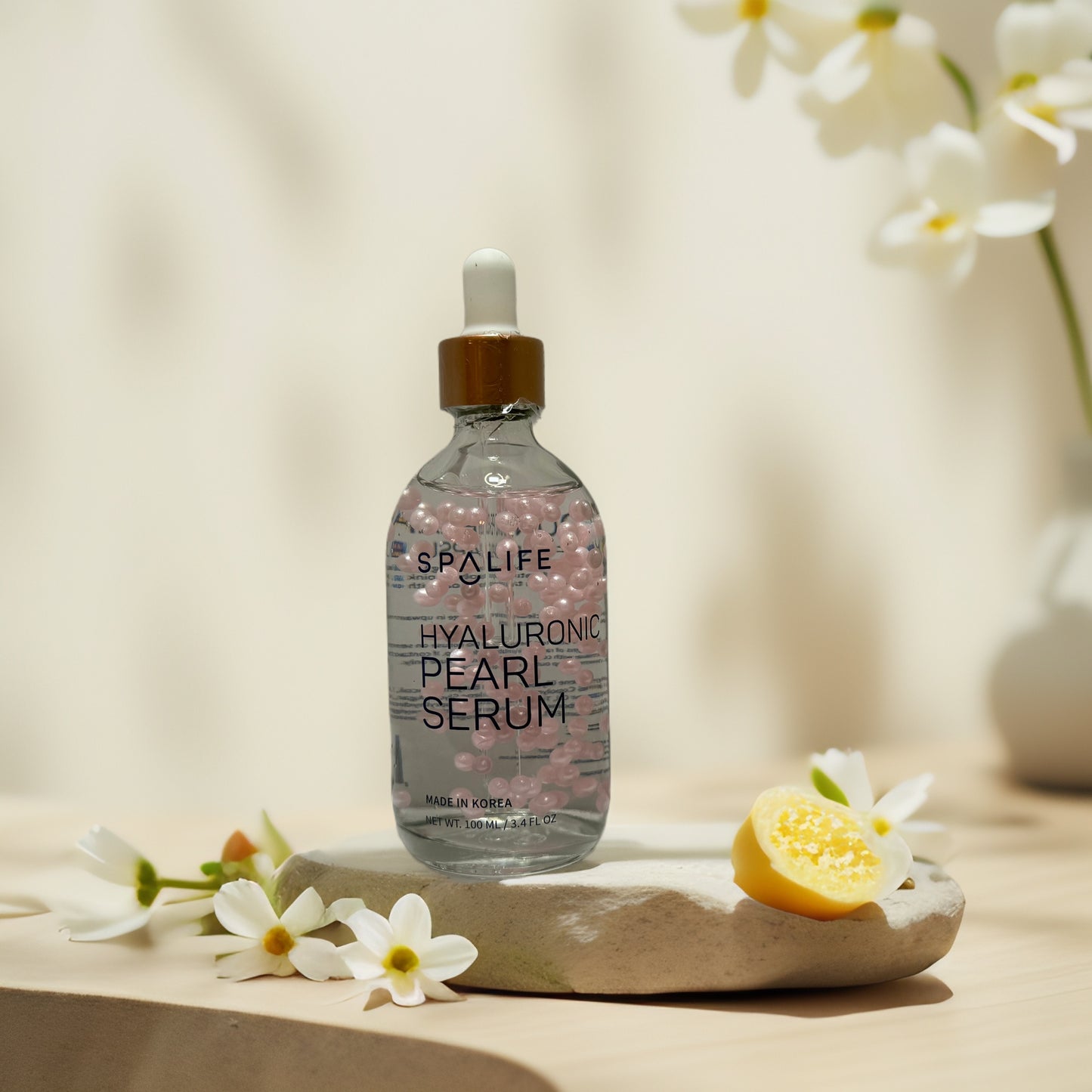 Radiant Glow | Hyaluronic Pearl Serum by SpaLife - 3.4 fl oz