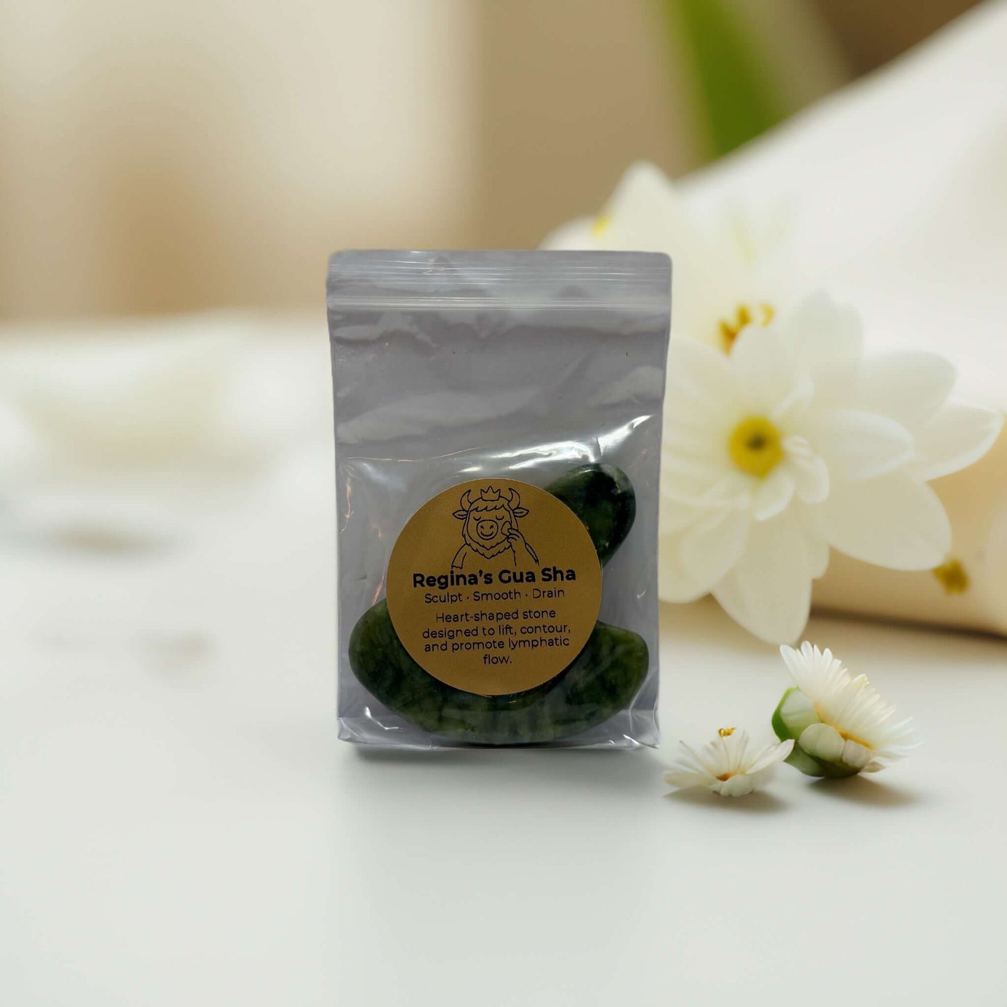 Lift & Sculpt | Regina’s Heart-Shaped Gua Sha Stone for Face