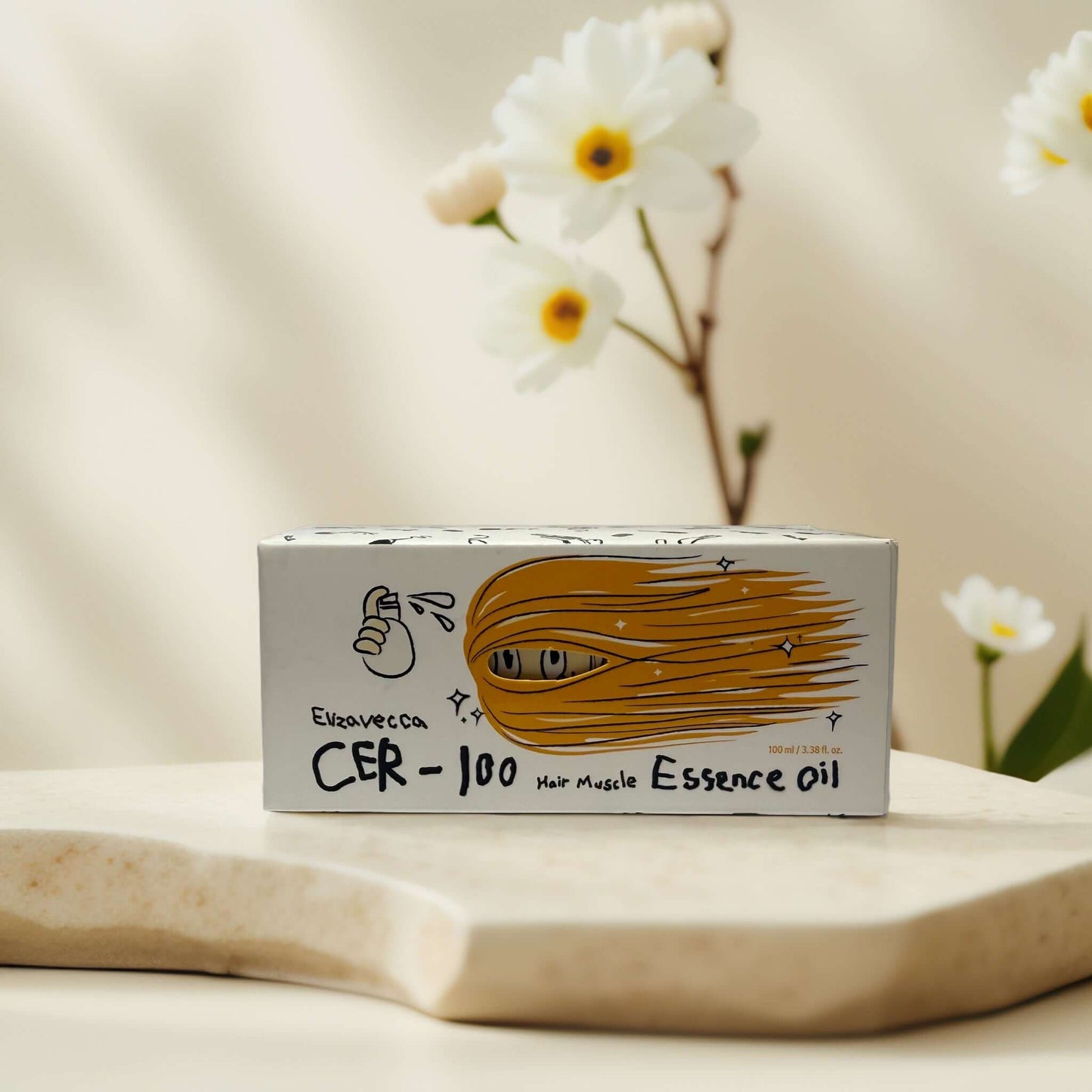 Elizavecca CER-100 Hair Muscle Essence Oil packaging