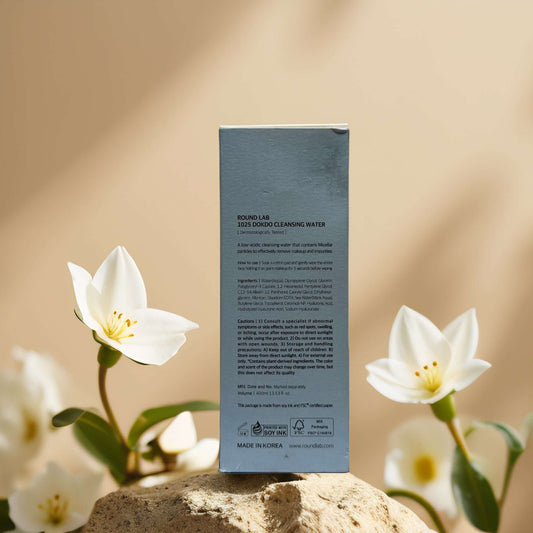 Gentle Makeup Removal | 1025 Dokdo Cleansing Water by Round Lab – 13.5 fl oz