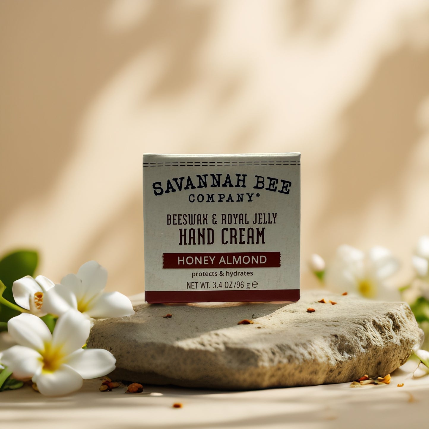 Protect & Hydrate | Honey Almond Hand Cream by Savannah Bee – 3.4 oz