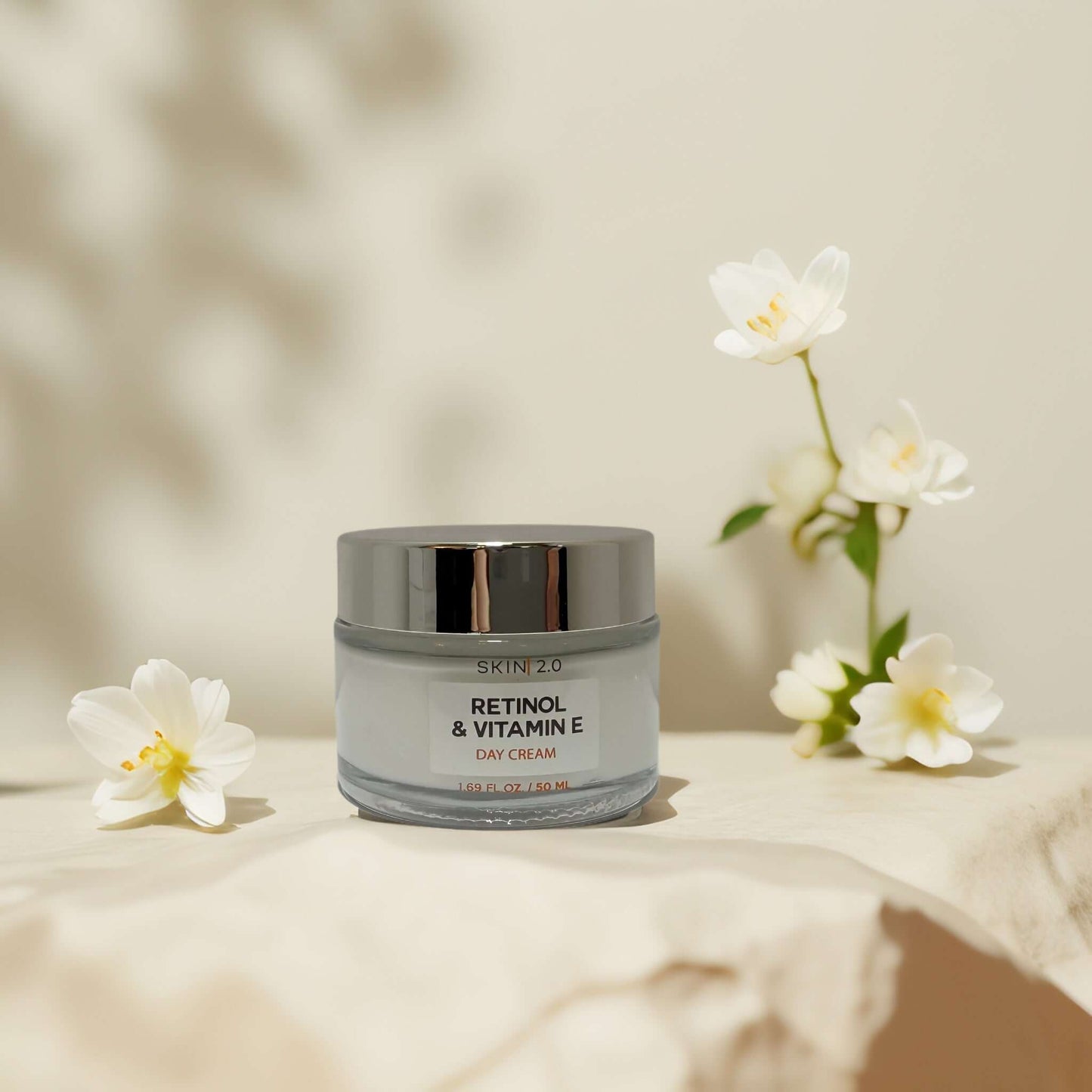 Hydrate + Defend | Retinol & Vitamin E Day Cream by Skin 2.0 – 1.7 fl oz