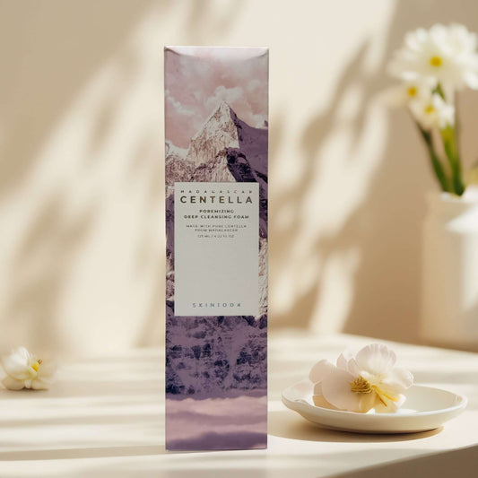SKIN1004 Madagascar Centella deep cleansing foam packaging.