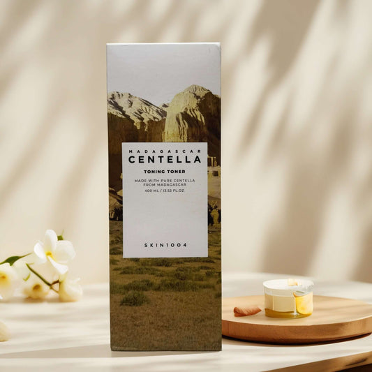 SKIN1004 Madagascar Centella Toning Toner packaging with nature theme