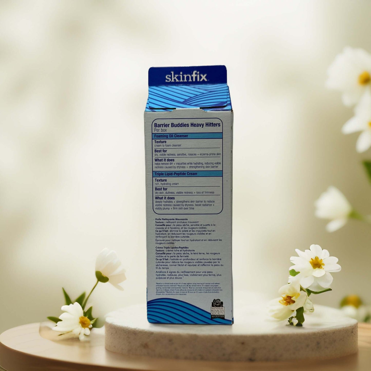 Repair & Hydrate| Skinfix Foaming Oil Cleanser & Cream Duo - 2.5 fl oz
