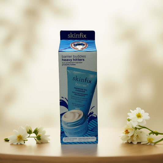 Repair & Hydrate| Skinfix Foaming Oil Cleanser & Cream Duo - 2.5 fl oz