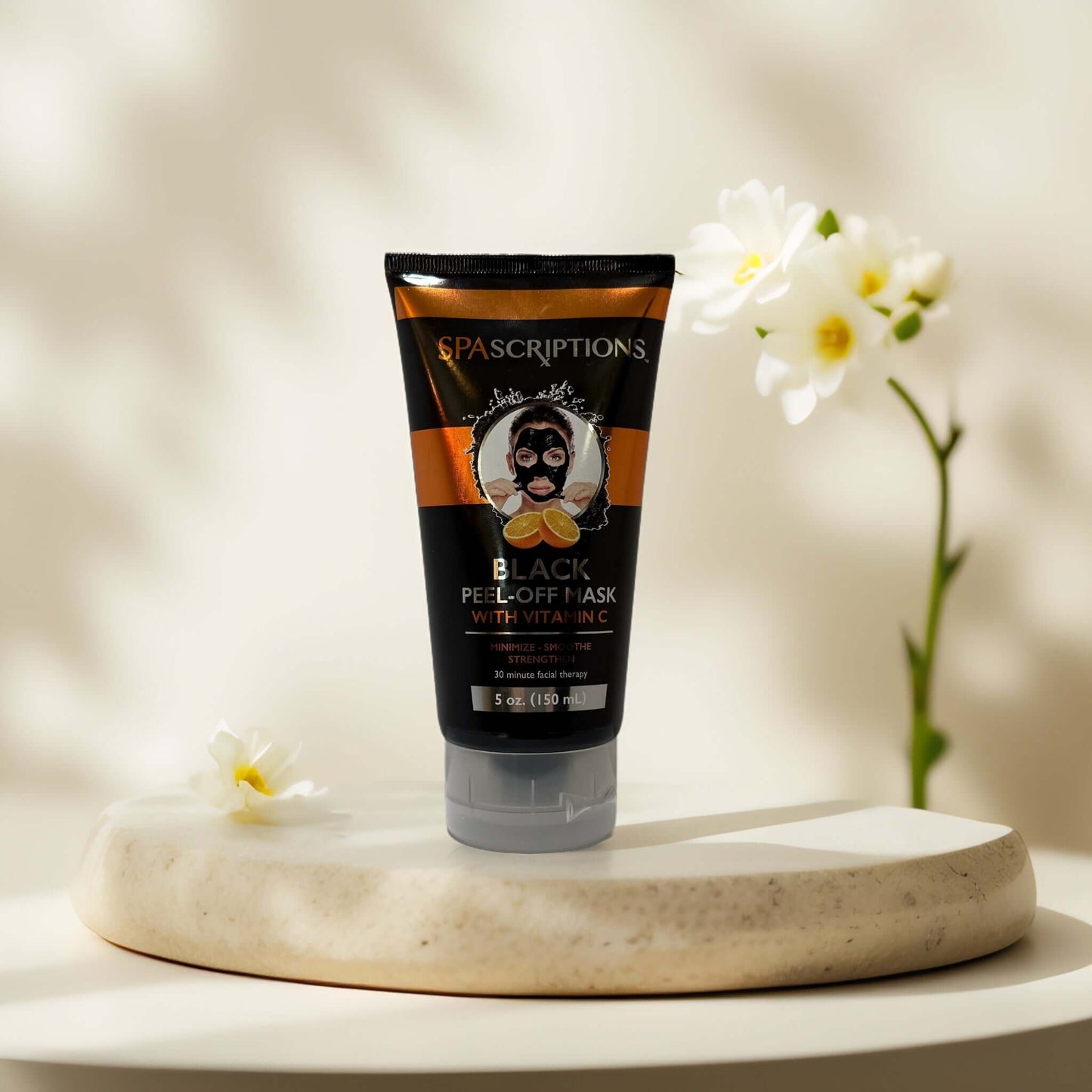 Minimize Pores | Black Peel-Off Facial Mask by SpaScriptions - 5.0 fl oz