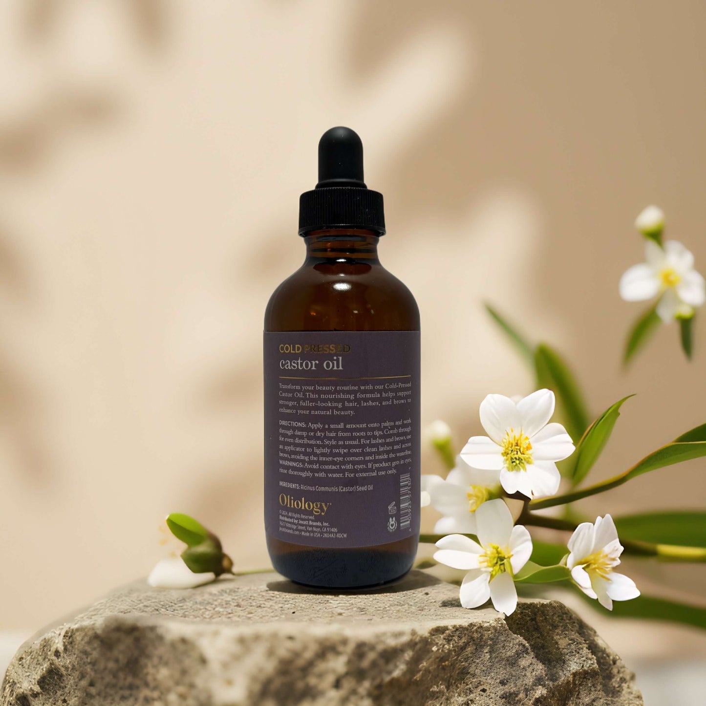 Strength & Nourish | Cold Pressed Castor Oil by Oliology – 4 fl oz