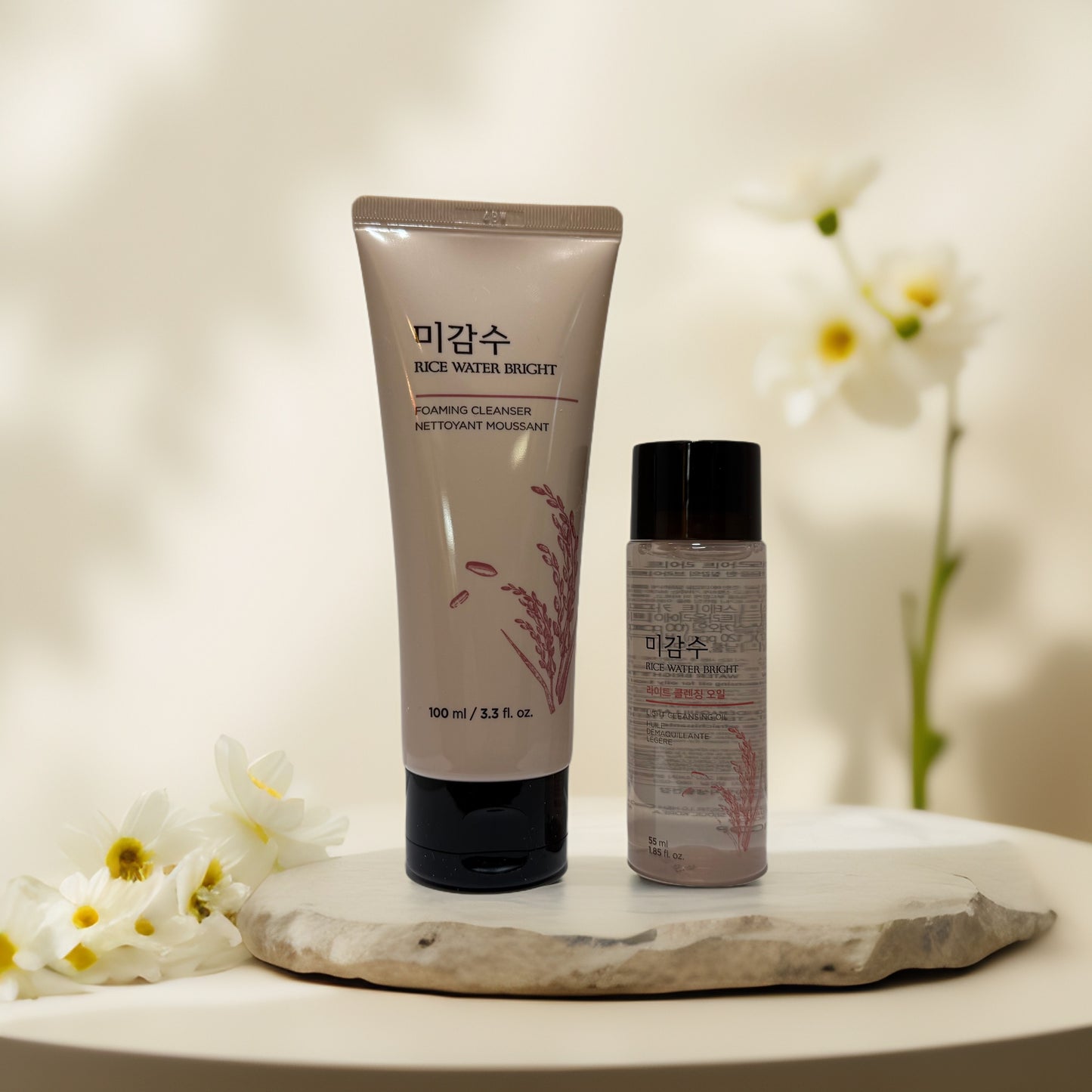 Brightening Cleanse | Rice Water Cleanser Set, by The Face Shop - 5.2 fl oz