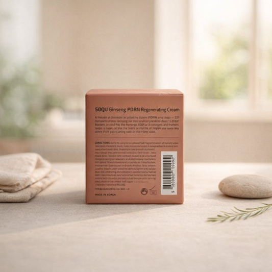 Smoother, Radiant Skin | Ginseng PDRN Regenerating Cream by SOQU – 1.69 fl oz