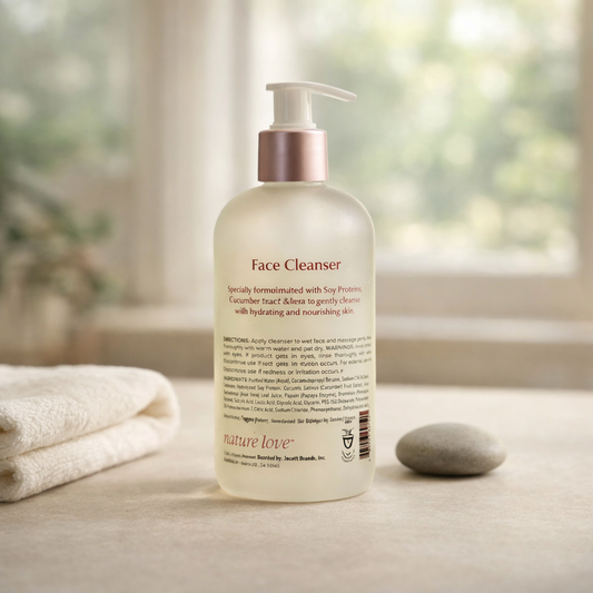 Gentle Cleanse | Soy Face Cleanser by nature love – 8 fl oz