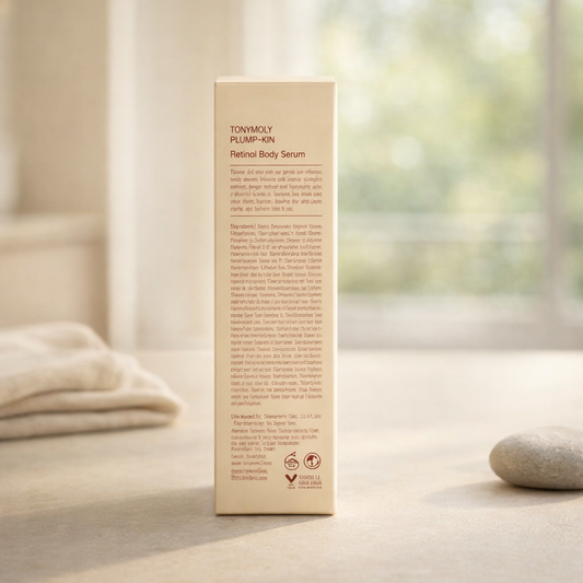 Smooths & Hydrates | Plump-Kin Retinol Body Serum by TONYMOLY – 4.05 fl oz