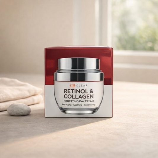 Hydrating | Retinol & Collagen Day Cream by CB CLEAR – 1.69 fl oz