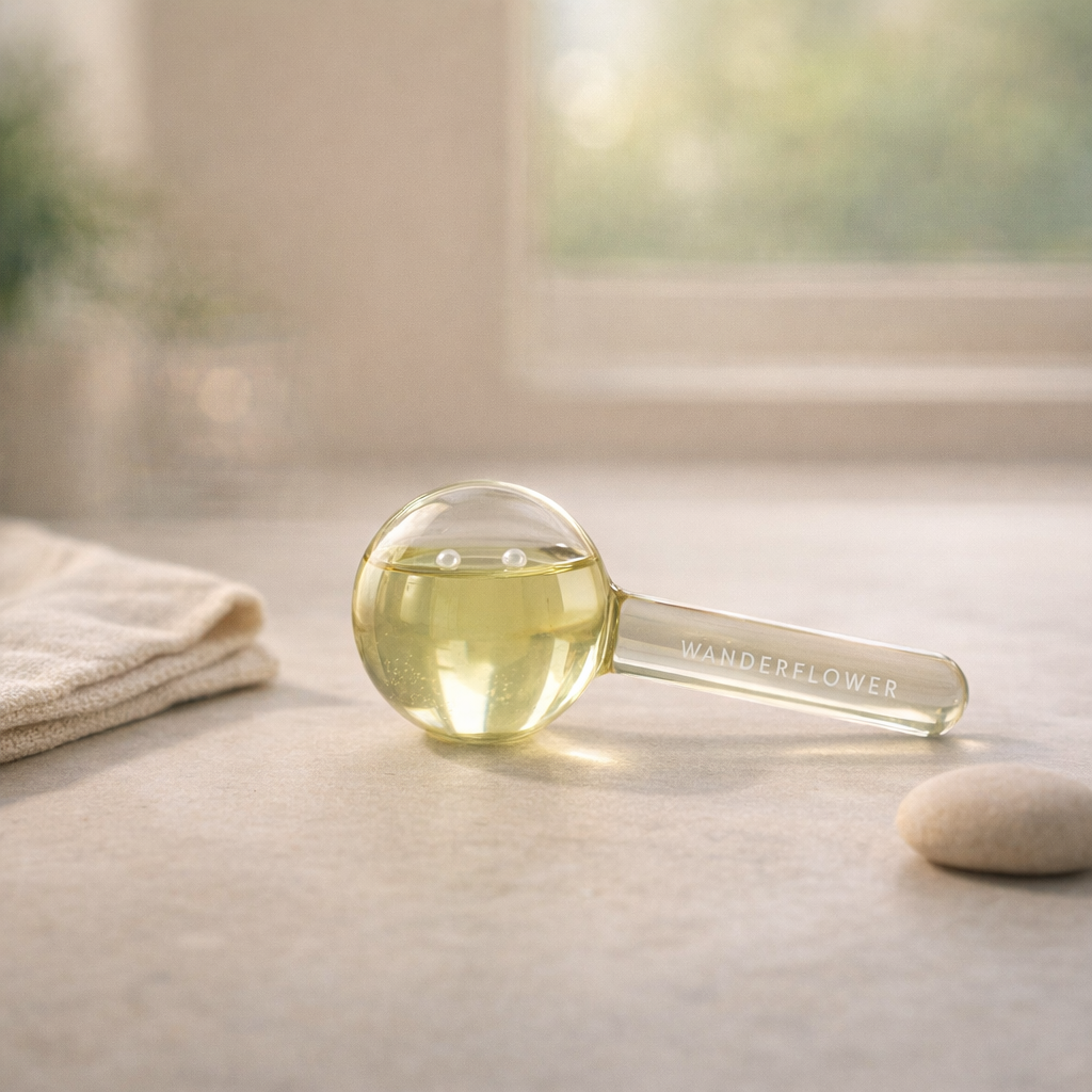 Depuff & Revitalize | Facial Ice Globes by Wanderflower– 10 oz