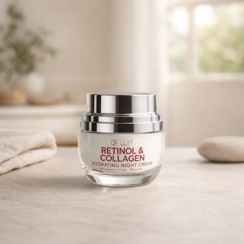 Hydrating | Retinol & Collagen Day Cream by Clear Beauty – 1.69 fl oz