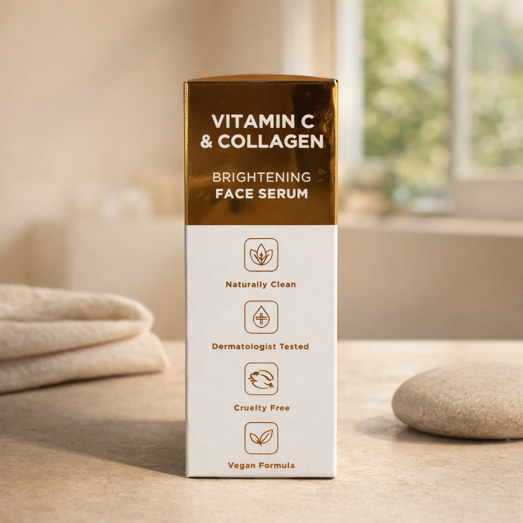 Brightening | Vitamin C & Collagen Face Serum by Clear Beauty – 1.69 fl oz