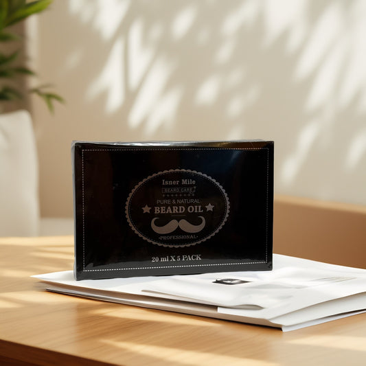 Beard Oil Gift Set: 5 Scents for Men – Grooming Kit for Dad or Him - Queen City Skincare
