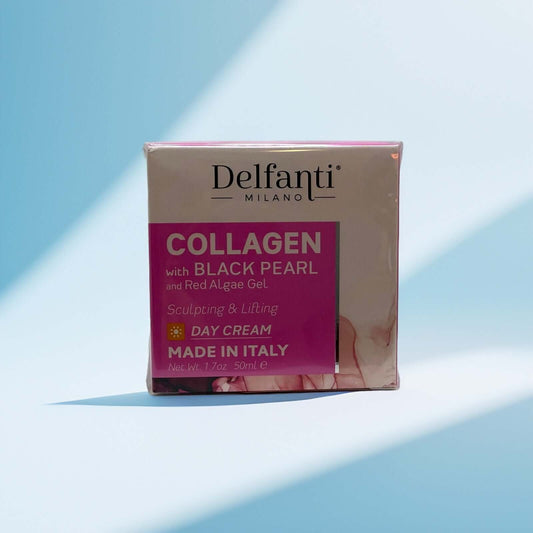 Delfanti Milano Collagen Day Cream with Black Pearl & Red Algae