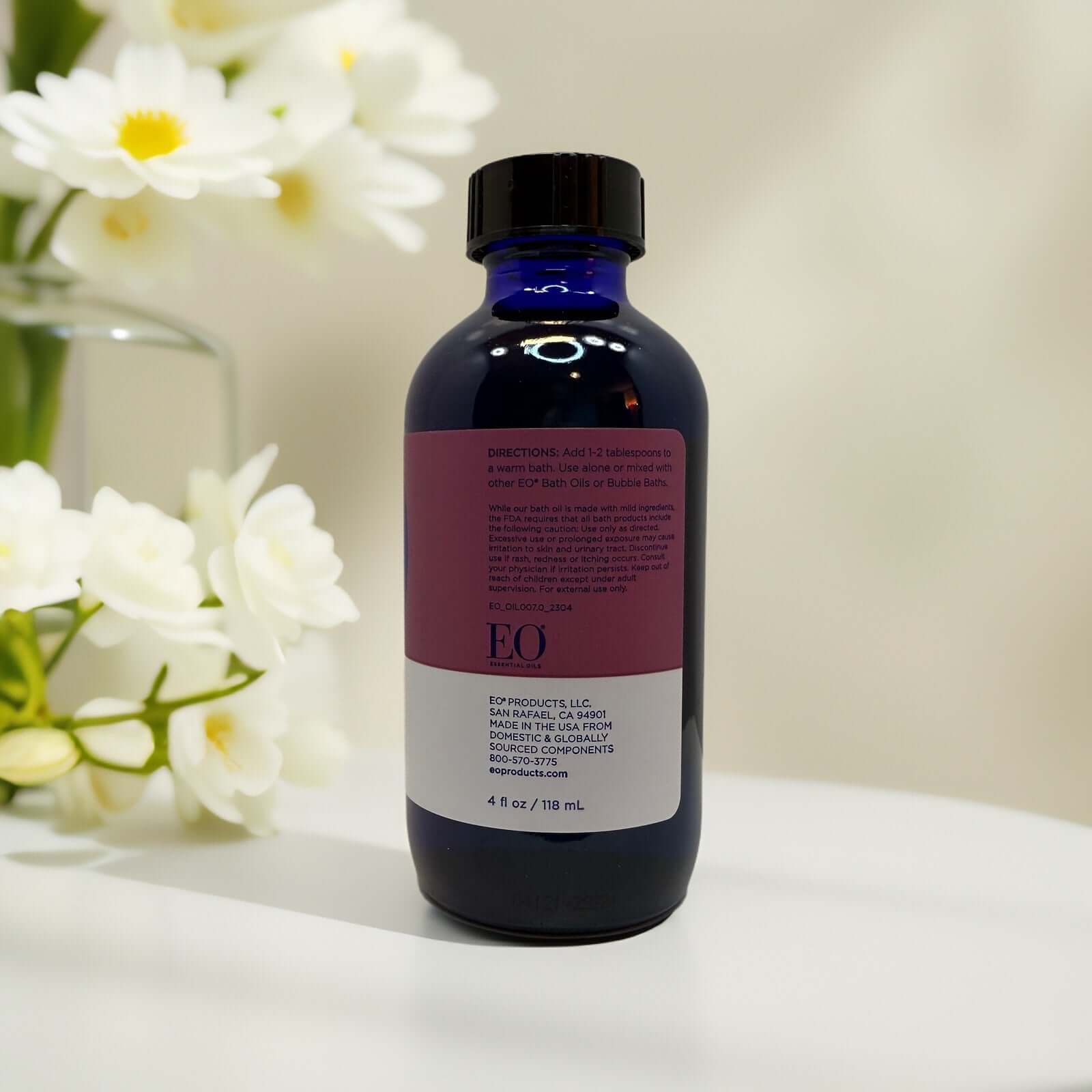 Sweet Slumber Bath Oil by EO Essential Oils 4oz bottle.